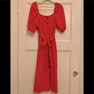 H&M Cotton Linen-Style Sundress (Size S)